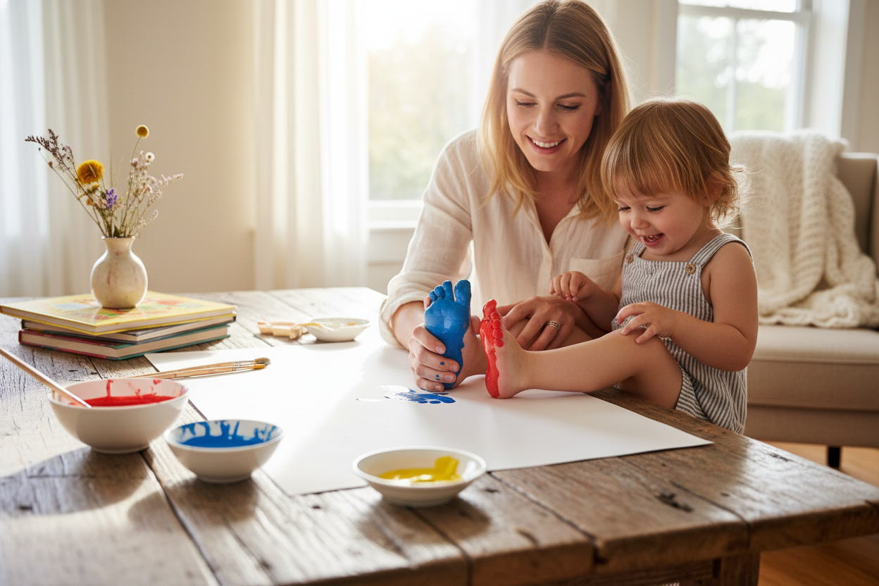 How to Take Baby Footprints at Home (Without the Stress or Mess)