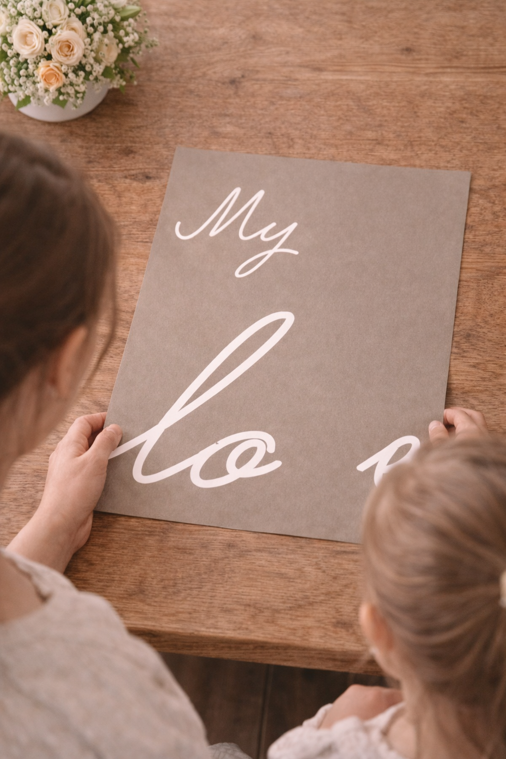 My Love Baby Footprint Keepsake Printable | Nursery Wall Art Digital Download