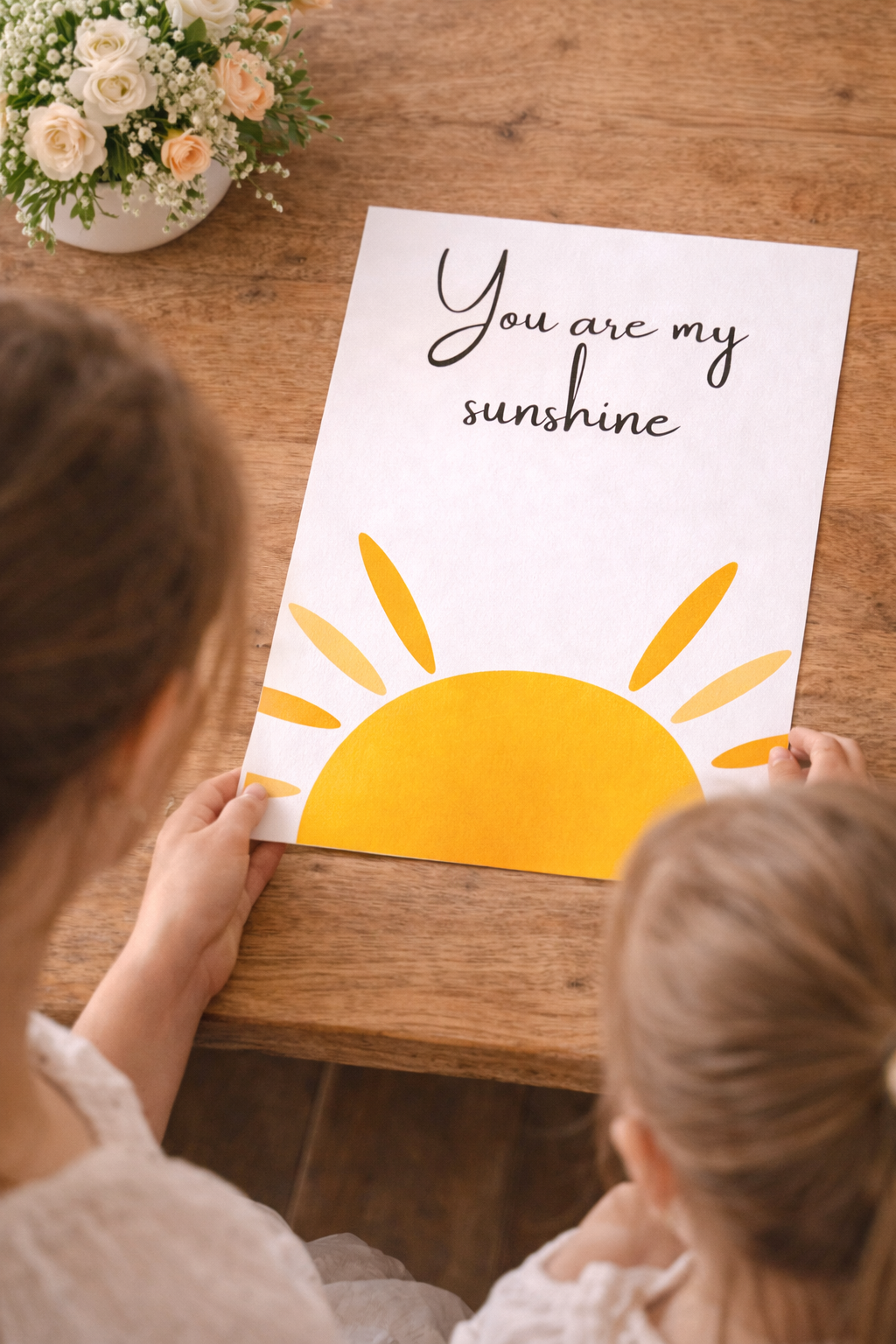 You Are My Sunshine – Baby Footprint Keepsake Printable | Nursery Wall Art Digital Download